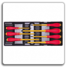 Module 7 screwdrivers VDE 1000V duty double component handle