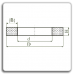 Cylindrical wheel cemented or clamped