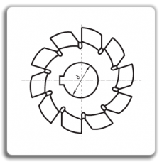 Fly cutters for the sprocket wheels