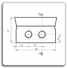 Tapered gear planing tools I type