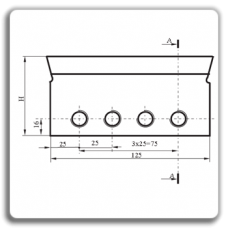 Cutite de rabotat roti dintate conice tip IV