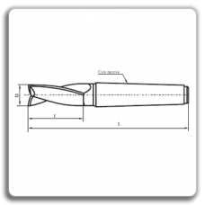 Slotting milling cutters with taper shank