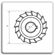 Angular milling cutter