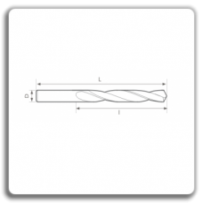 Short twist drills with cylindrical shaft 338 H