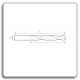 Short twist drills with cylindrical shaft 338 H