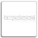 Long twist drills with cylindrical shaft 340 N