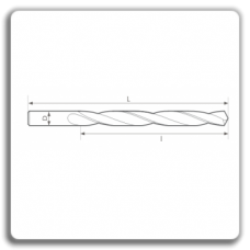 Long twist drills with cylindrical shaft 340 H