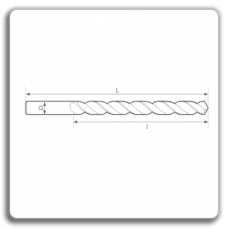 Long twist drills with cylindrical shaft DIN340 W