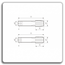 SET 2 taps for metric fine pitch thread DIN 2181 ND MP C