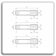 SET 3 UNC thread taps DIN 351 N , D, C