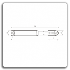 Machine taps for metric long natural step 371 M FROM THE B