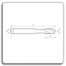 Machine taps for metric long natural step 371 M 35 C