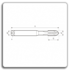 Long taps for metric fine pitch machine MP of 371 NB