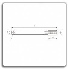 Long taps for metric normal step car M 376 NC