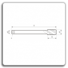 Long taps for metric normal step car M 376 N 35 C