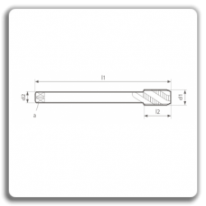 Long taps for metric fine pitch machine MP DIN 374 N 35 C