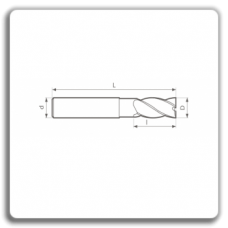 Grooving Cutters - Cutters cilindrofrontale cylindrical shaft 844 N AK