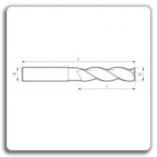 Grooving Cutters - Cutters cilindrofrontale cylindrical shaft 844 N AL ( 3 teeth )
