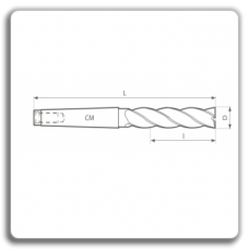 Grooving Cutters - Cutters Front cylinder with conical tail 845 N BL