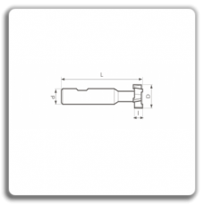 Freze de forma - unghiulare directe DIN 851-1 N AB