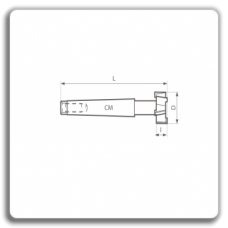 Freze de forma - unghiulare directe DIN 851-2 N B