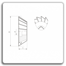 Mills disk angular bore DIN 842 N