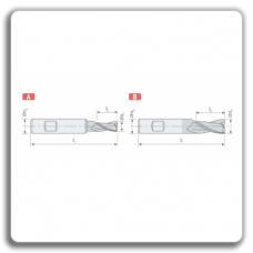 Mills Long CMS F212 - F412 with Weldon