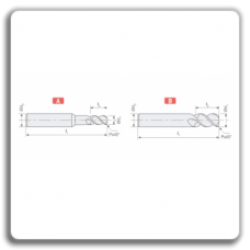 Cutters for aluminum CMS FA403