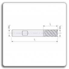 Freze CMS de finisare ExtraCut FEC416 cu prindere Weldon