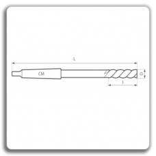 Cylindrical machine reamers with taper shank DIN 208 C