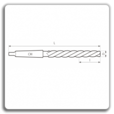 Reamer with taper shank rivet holes of 311