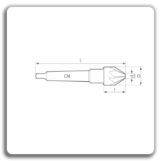 Adancitoare conice DIN 334 B