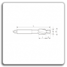 Adancitoare with fixed guide pin DIN1866