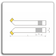 Cutite de strung incovoiate cu placute CMS brazate pentru degrosare DIN 4972