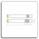 Cutite de strung late cu placute CMS brazate DIN 4976