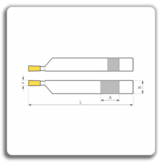 Cutite de strung pentru canelat cu placute CMS brazate DIN 4981